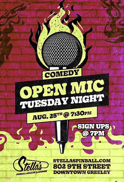 Stella's Comedy Open Mic Night