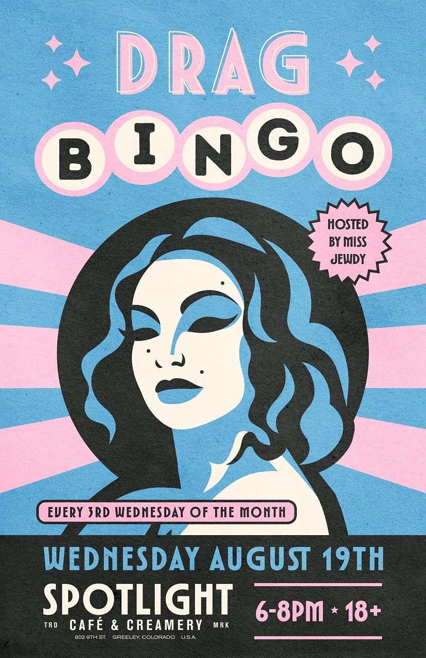 Drag Bingo with Miss Jewdy at Spotlight Cafe and Creamery