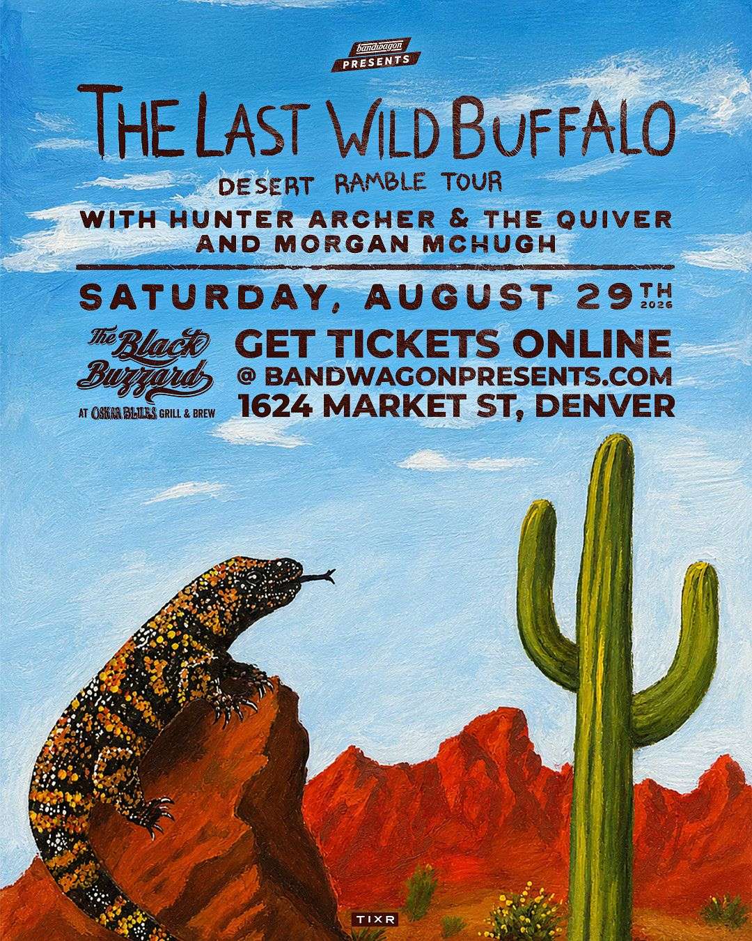 The Last Wild Buffalo, Hunter Archer & The Quiver, Morgan McHugh
