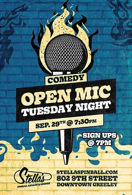 Stella's Comedy Open Mic Night