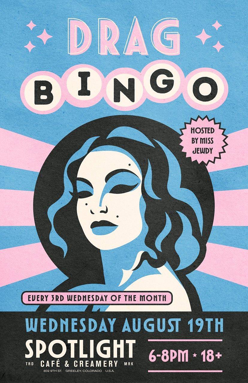 Drag Bingo with Miss Jewdy at Spotlight Cafe and Creamery