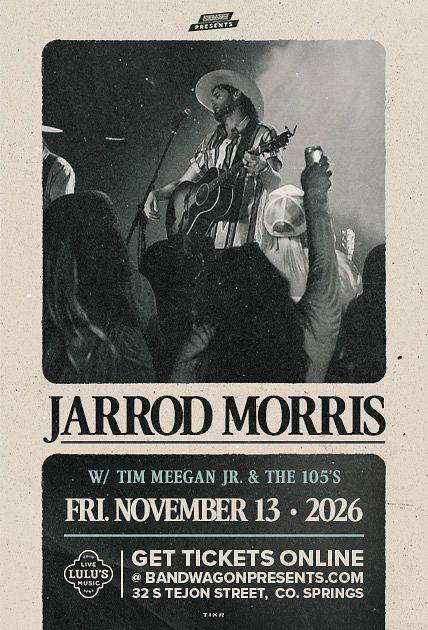 Jarrod Morris w/ Tim Meegan Jr. & The 105's