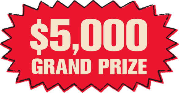 $5,000 grand prize