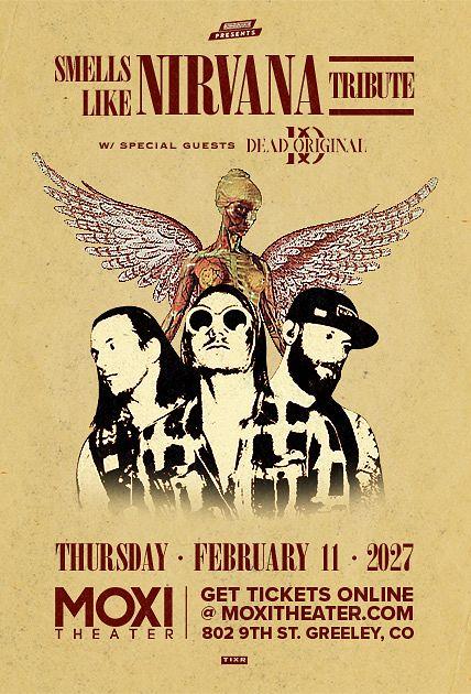 Smells Like Nirvana (Tribute to Nirvana), Dead Original official poster