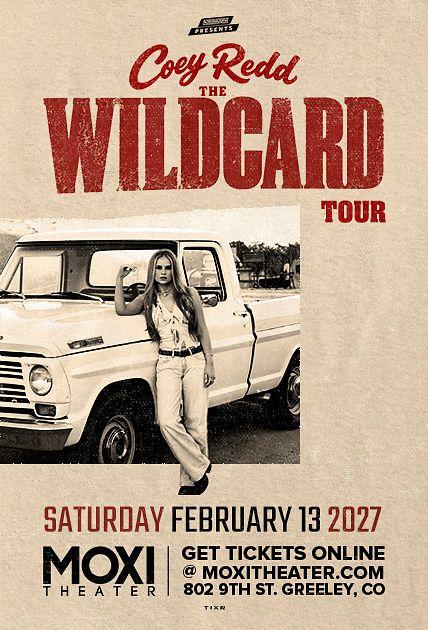 Coey Redd: The Wildcard Tour official poster